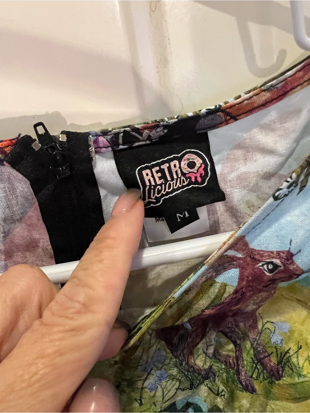Retrolicious Multicolor Furry Friends Dress